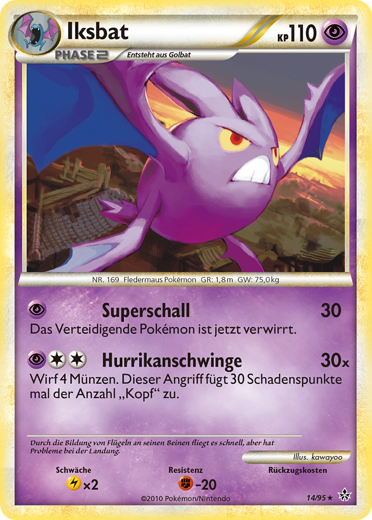 Iksbat 14 — Entfesselt (German Pokémon TCG card)
