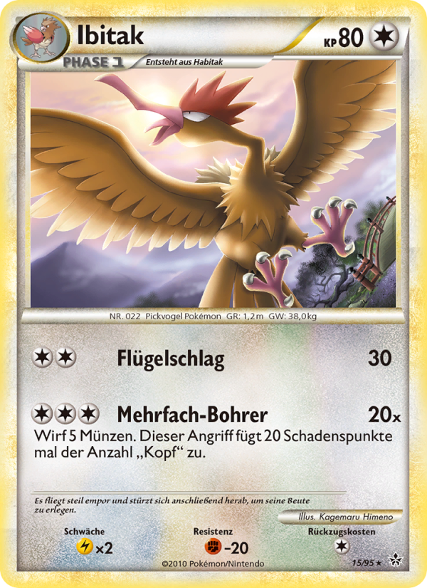 Ibitak 15 — Entfesselt (German Pokémon TCG card)