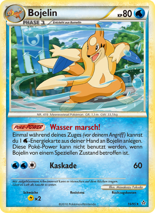 Bojelin 16 — Entfesselt (German Pokémon TCG card)