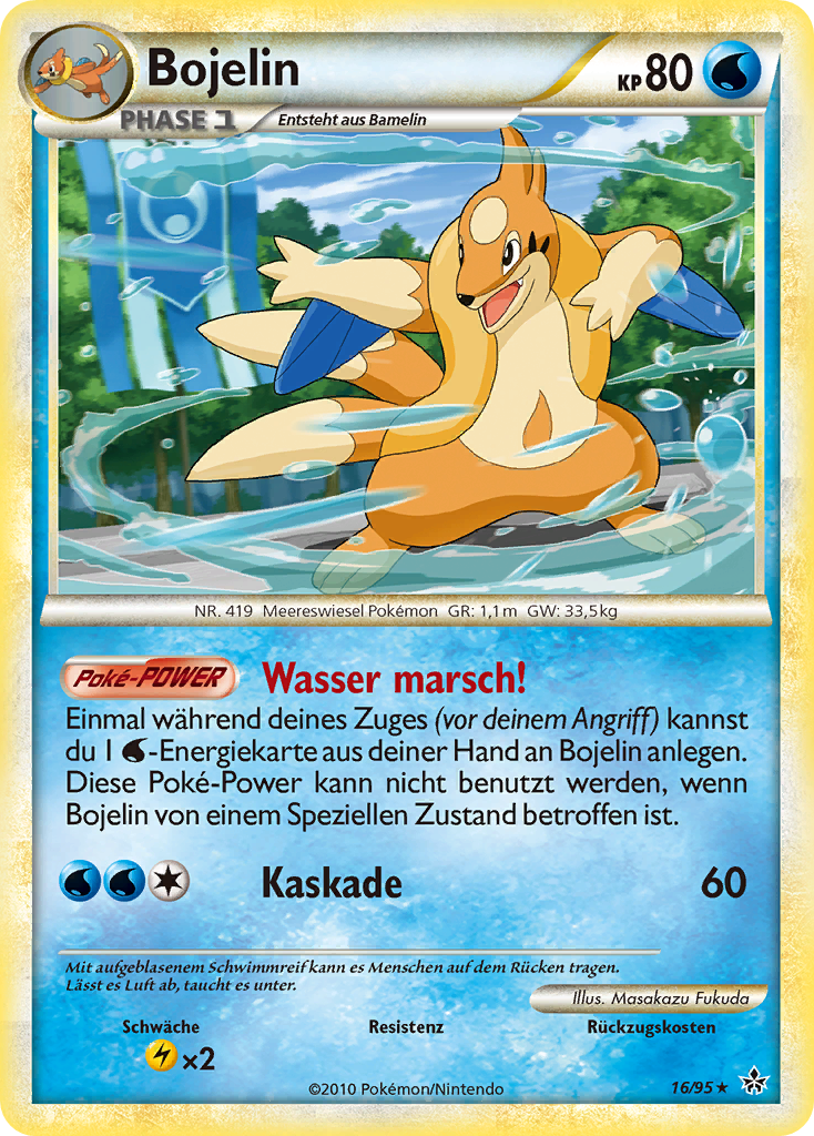 Bojelin 16 — Entfesselt (German Pokémon TCG card)
