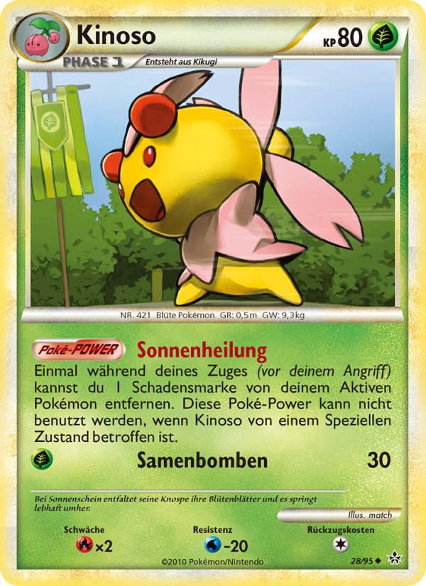 Kinoso 28 — Entfesselt (German Pokémon TCG card)