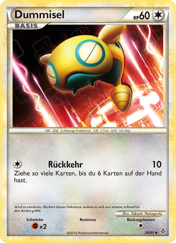 Dummisel 29 — Entfesselt (German Pokémon TCG card)