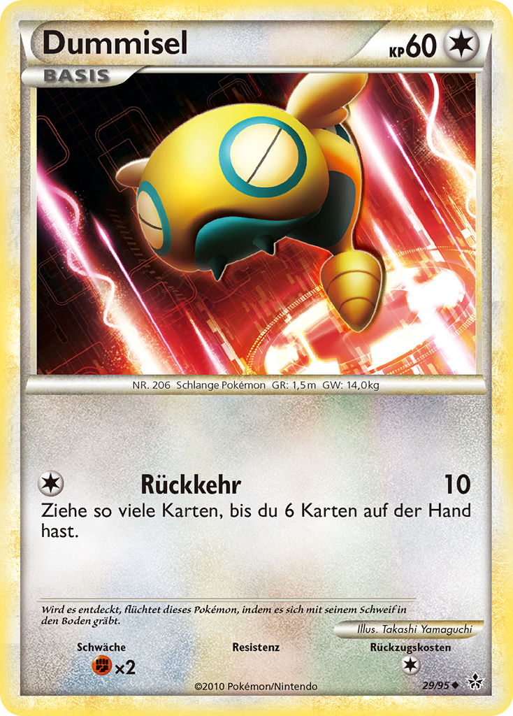 Dummisel 29 — Entfesselt (German Pokémon TCG card)