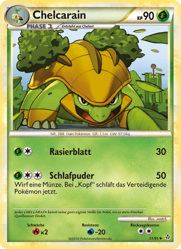 Chelcarain 31 — Entfesselt (German Pokémon TCG card)