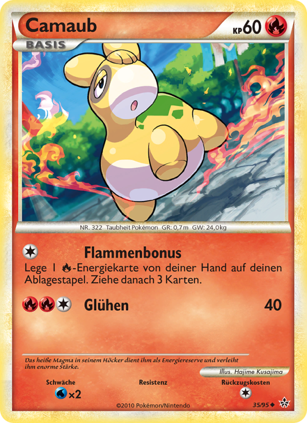 Camaub 35 — Entfesselt (German Pokémon TCG card)
