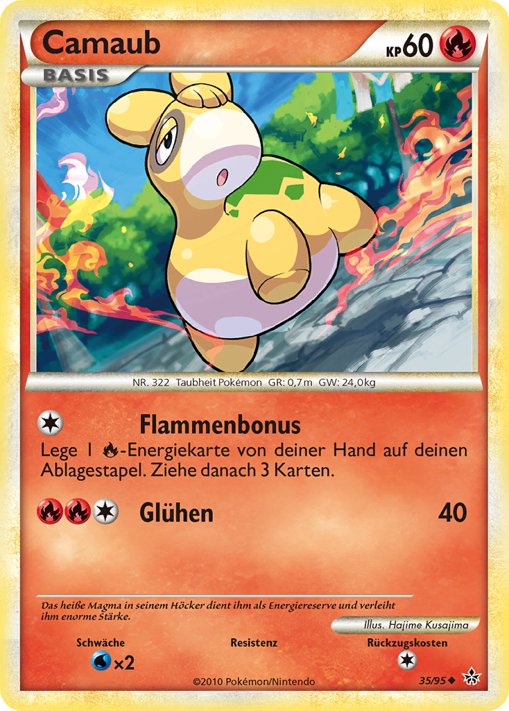 Camaub 35 — Entfesselt (German Pokémon TCG card)