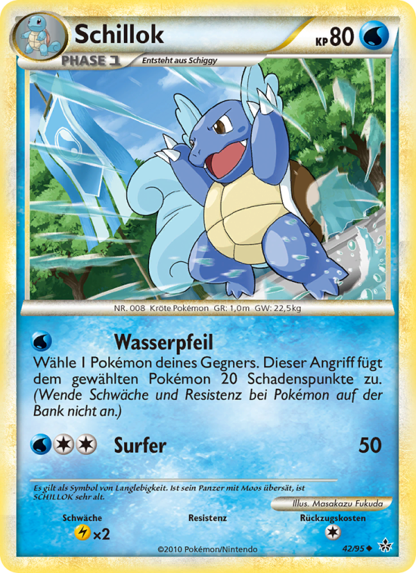 Schillok 42 — Entfesselt (German Pokémon TCG card)