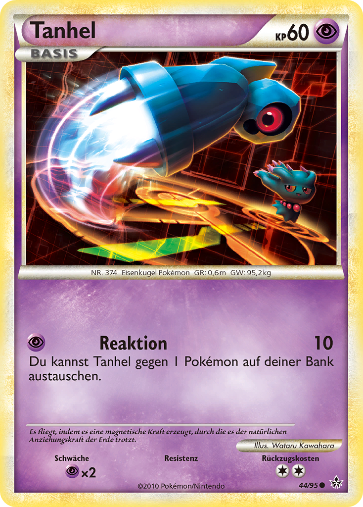 Tanhel 44 — Entfesselt (German Pokémon TCG card)