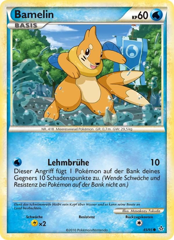 Bamelin 45 — Entfesselt (German Pokémon TCG card)
