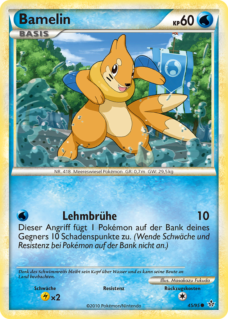 Bamelin 45 — Entfesselt (German Pokémon TCG card)