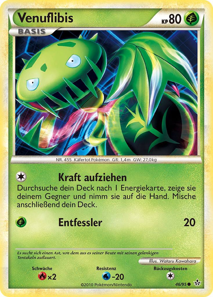 Venuflibis 46 — Entfesselt (German Pokémon TCG card)
