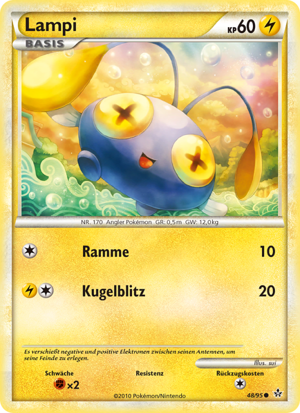 Lampi 48 — Entfesselt (German Pokémon TCG card)