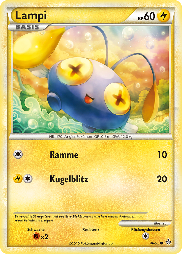 Lampi 48 — Entfesselt (German Pokémon TCG card)