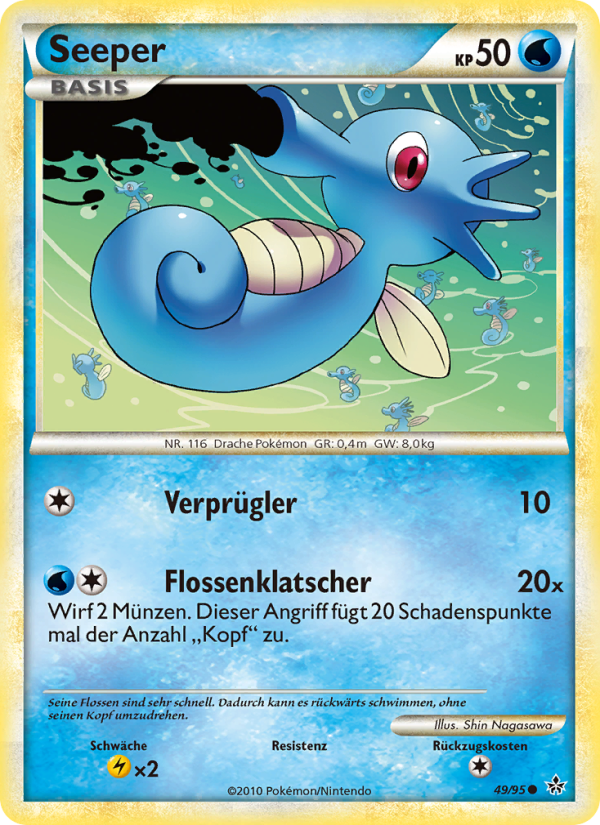 Seeper 49 — Entfesselt (German Pokémon TCG card)