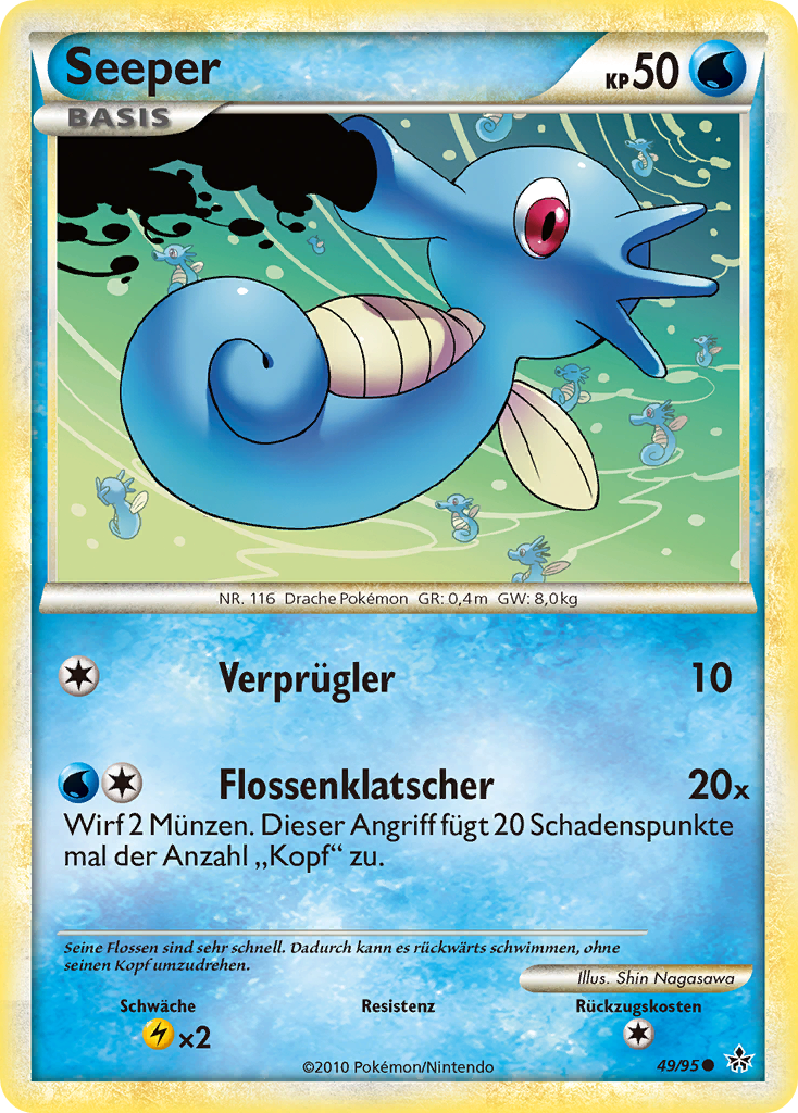 Seeper 49 — Entfesselt (German Pokémon TCG card)