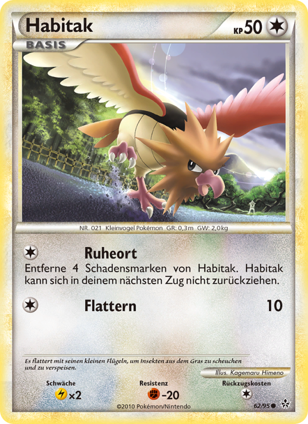 Habitak 62 — Entfesselt (German Pokémon TCG card)
