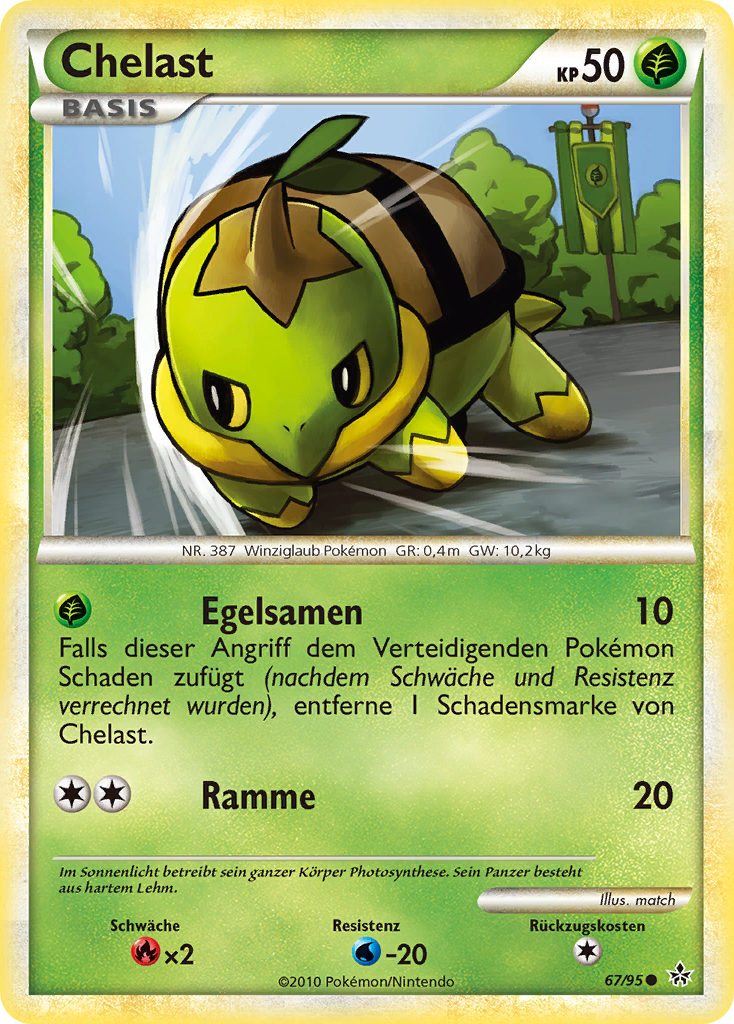 Chelast 67 — Entfesselt (German Pokémon TCG card)