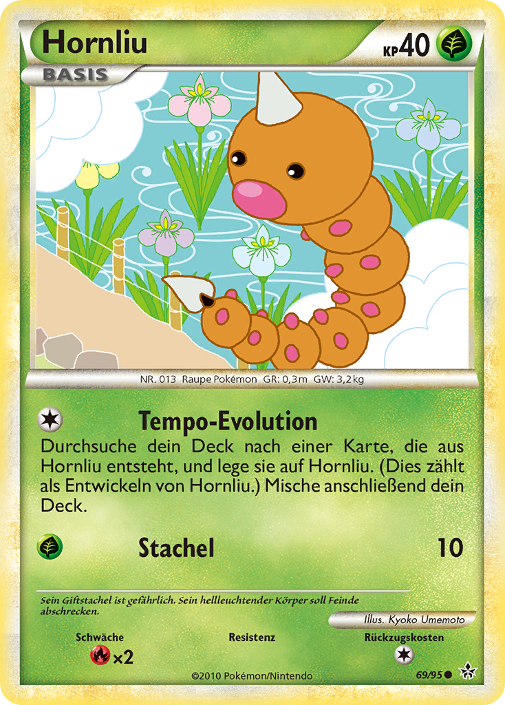 Hornliu 69 — Entfesselt (German Pokémon TCG card)