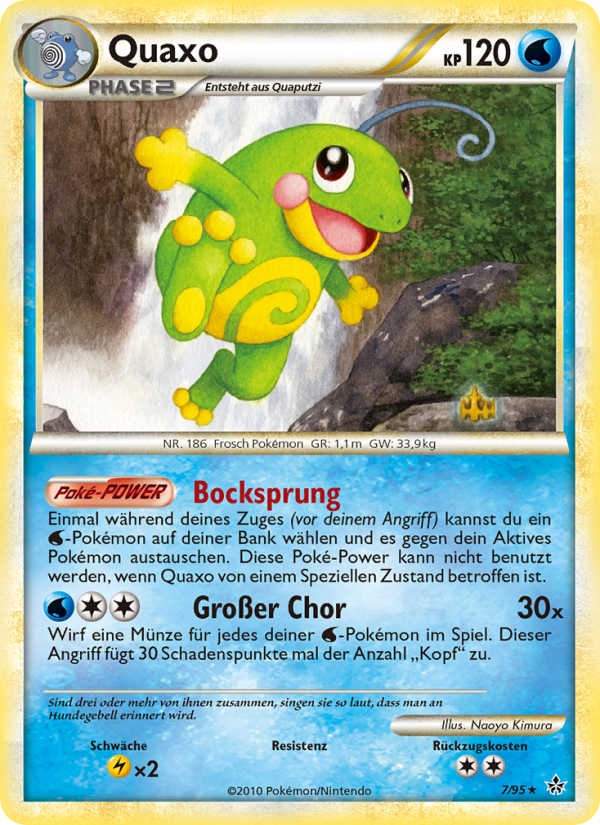 Quaxo 7 — Entfesselt (German Pokémon TCG card)