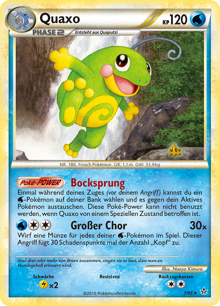 Quaxo 7 — Entfesselt (German Pokémon TCG card)