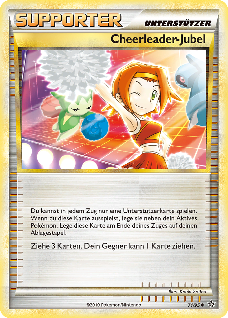 Cheerleader-Jubel 71 — Entfesselt (German Pokémon TCG card)