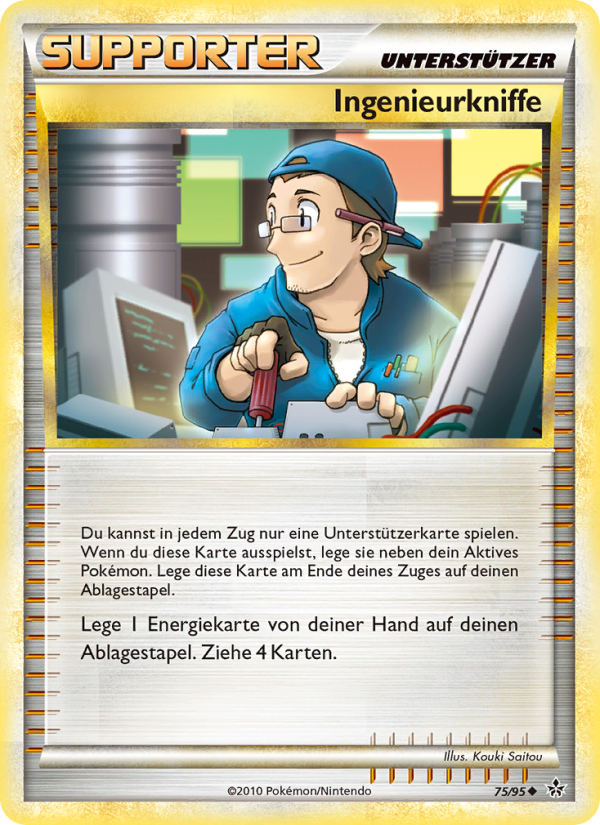Ingenieurkniffe 75 — Entfesselt (German Pokémon TCG card)