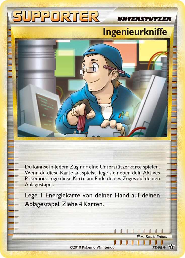 Ingenieurkniffe 75 — Entfesselt (German Pokémon TCG card)