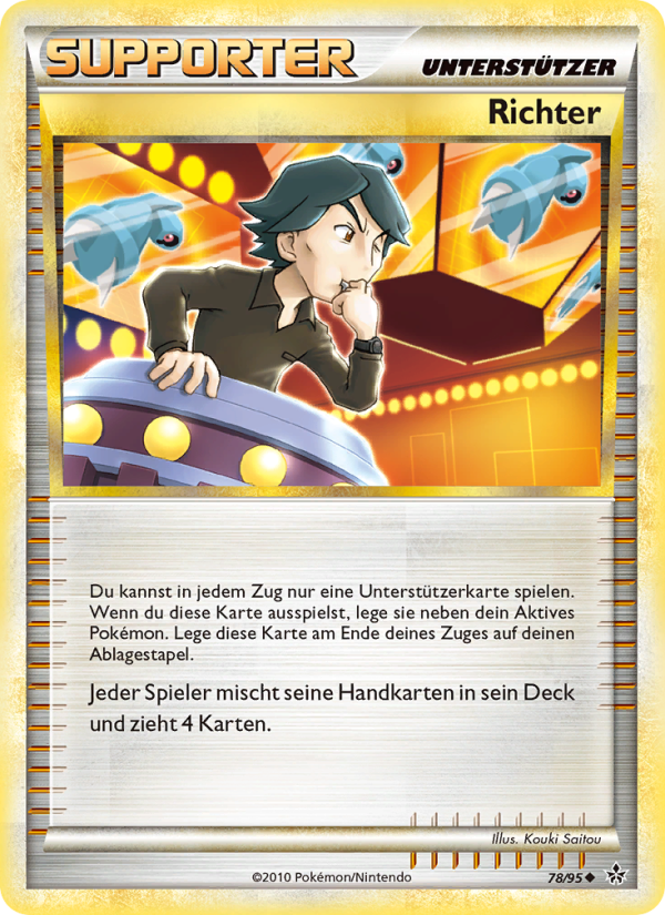 Richter 78 — Entfesselt (German Pokémon TCG card)