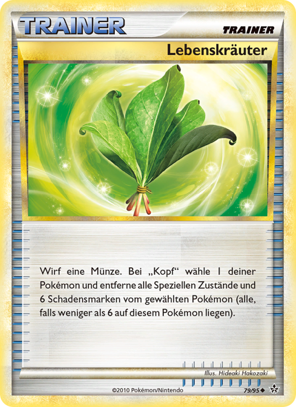 Lebenskräuter 79 — Entfesselt (German Pokémon TCG card)