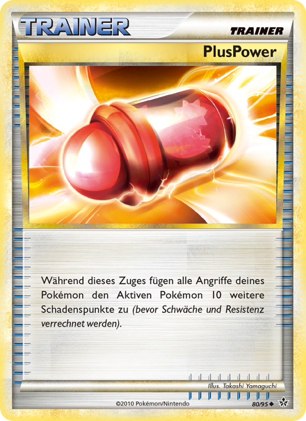 PlusPower 80 — Entfesselt (German Pokémon TCG card)