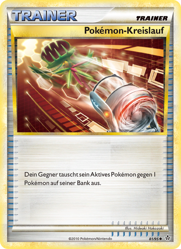 Pokémon-Kreislauf 81 — Entfesselt (German Pokémon TCG card)