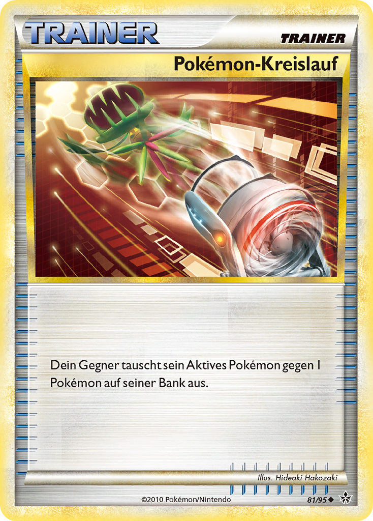 Pokémon-Kreislauf 81 — Entfesselt (German Pokémon TCG card)