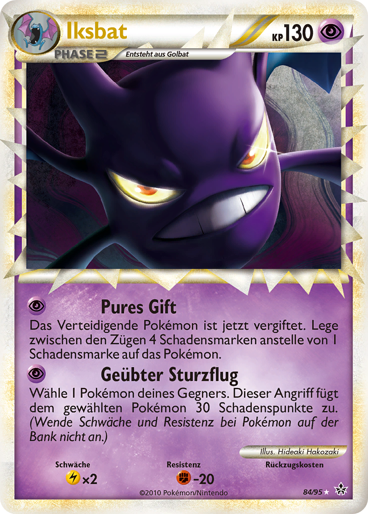 Iksbat 84 — Entfesselt (German Pokémon TCG card)