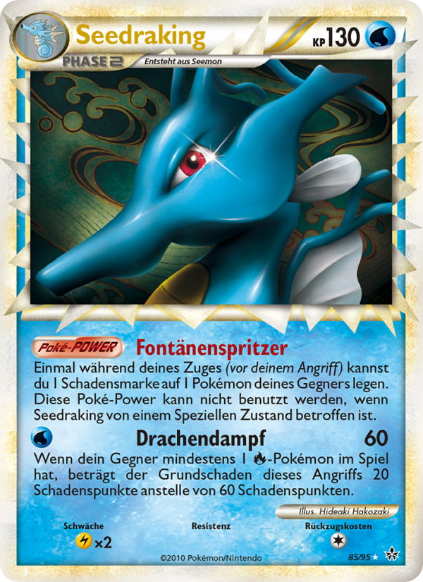 Seedraking 85 — Entfesselt (German Pokémon TCG card)