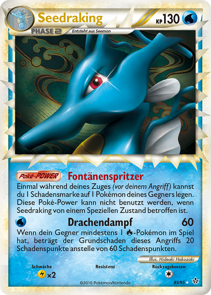 Seedraking 85 — Entfesselt (German Pokémon TCG card)