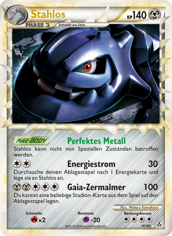 Stahlos 87 — Entfesselt (German Pokémon TCG card)
