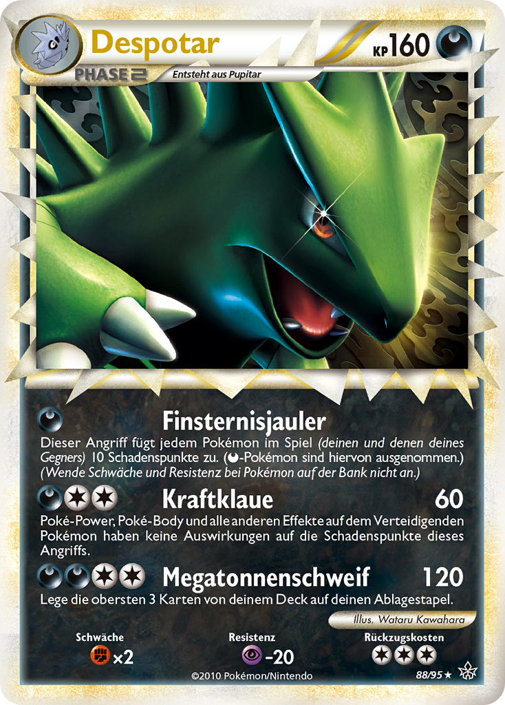 Despotar 88 — Entfesselt (German Pokémon TCG card)