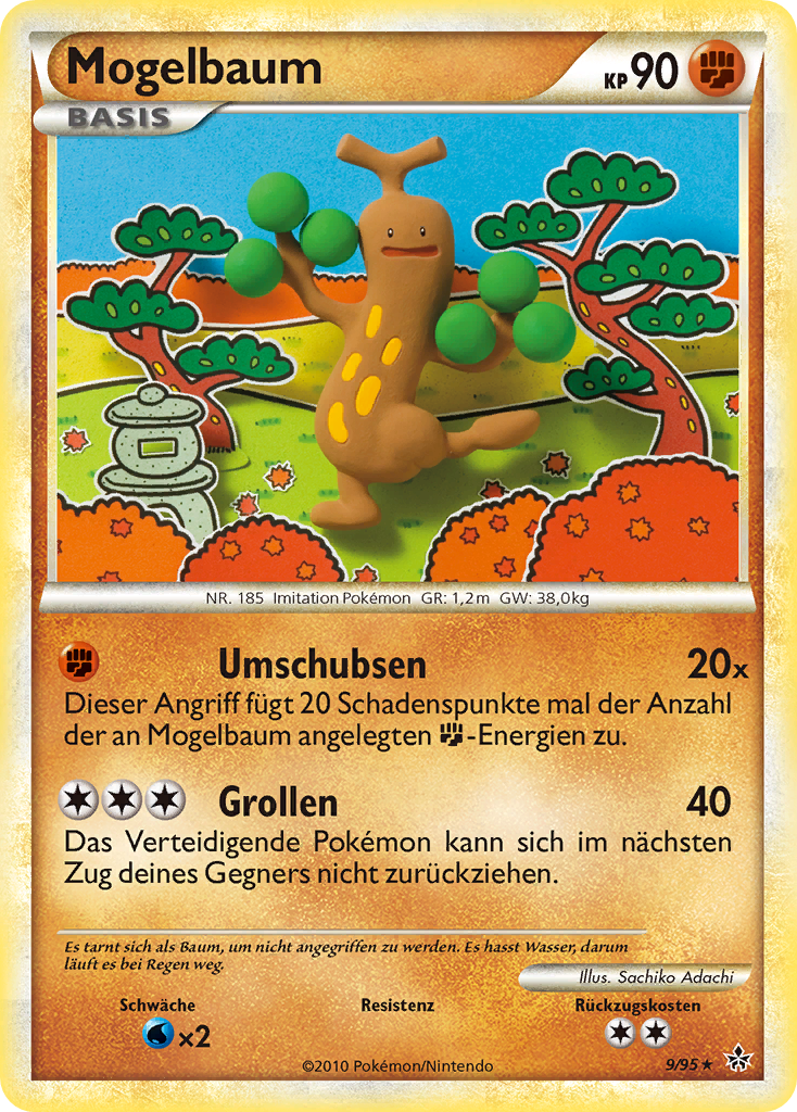Mogelbaum 9 — Entfesselt (German Pokémon TCG card)