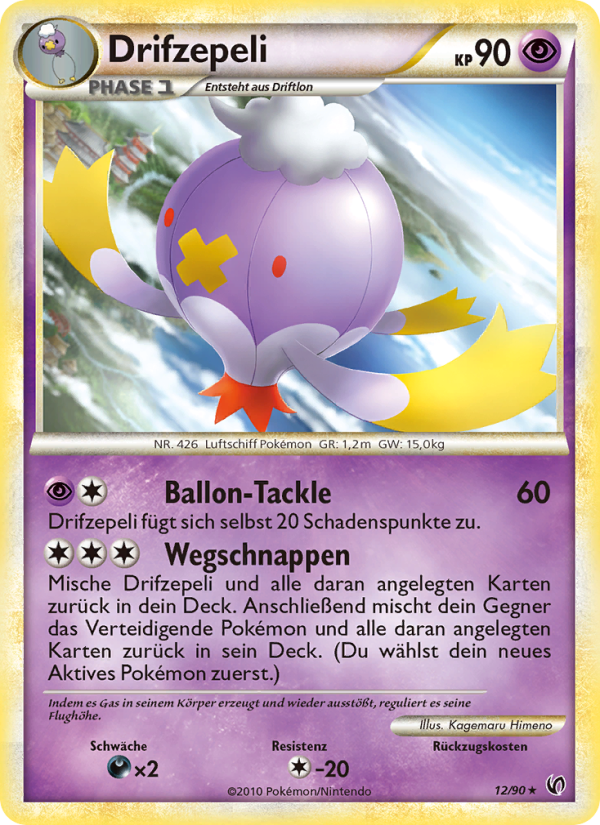 Drifzepeli 12 — Unerschrocken (German Pokémon TCG card)