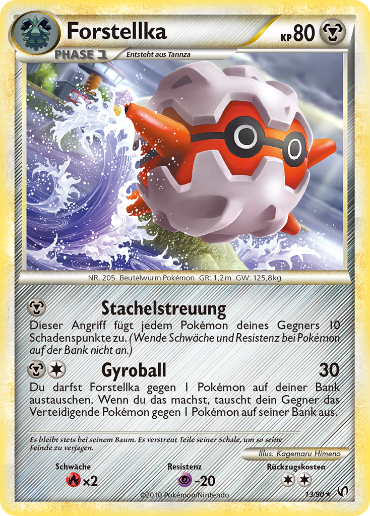 Forstellka 13 — Unerschrocken (German Pokémon TCG card)