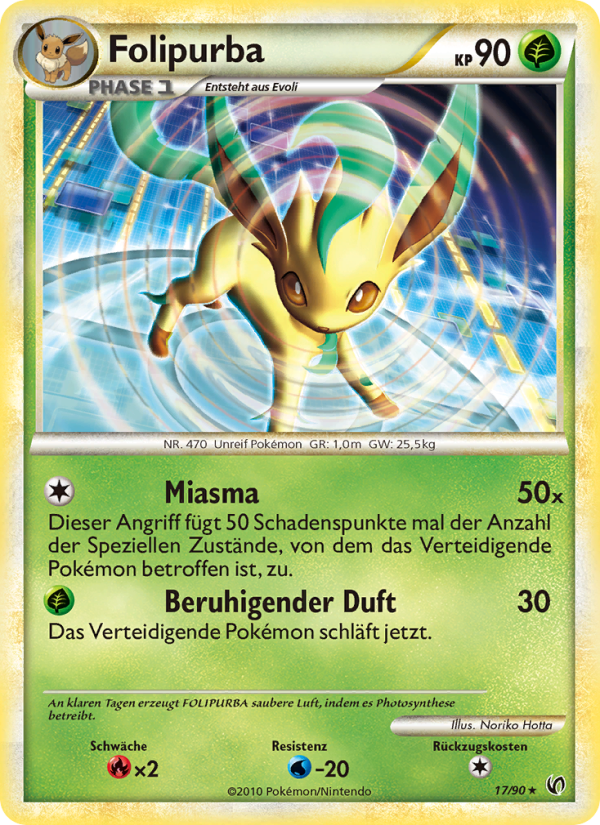 Folipurba 17 — Unerschrocken (German Pokémon TCG card)