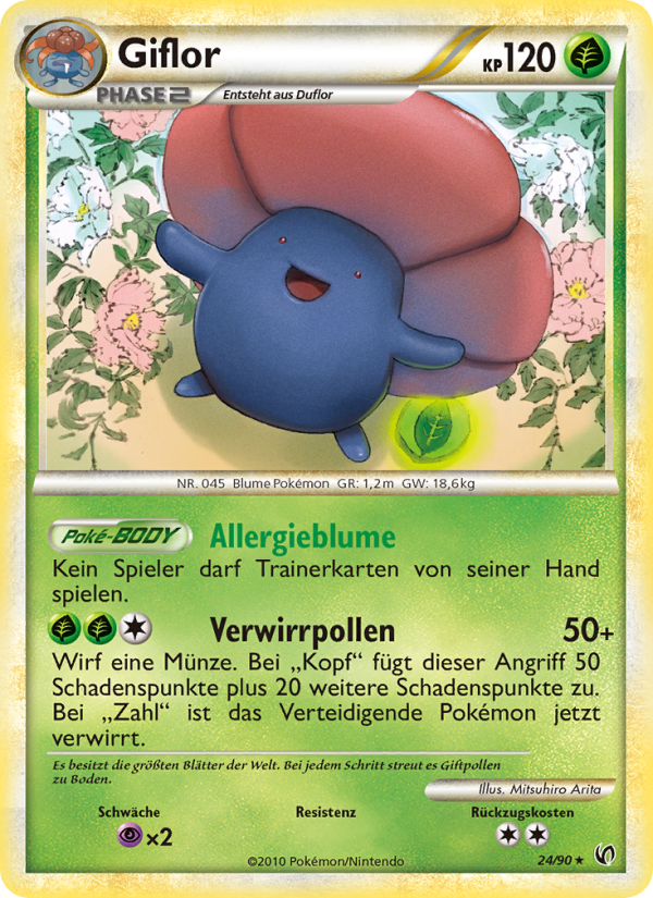 Giflor 24 — Unerschrocken (German Pokémon TCG card)