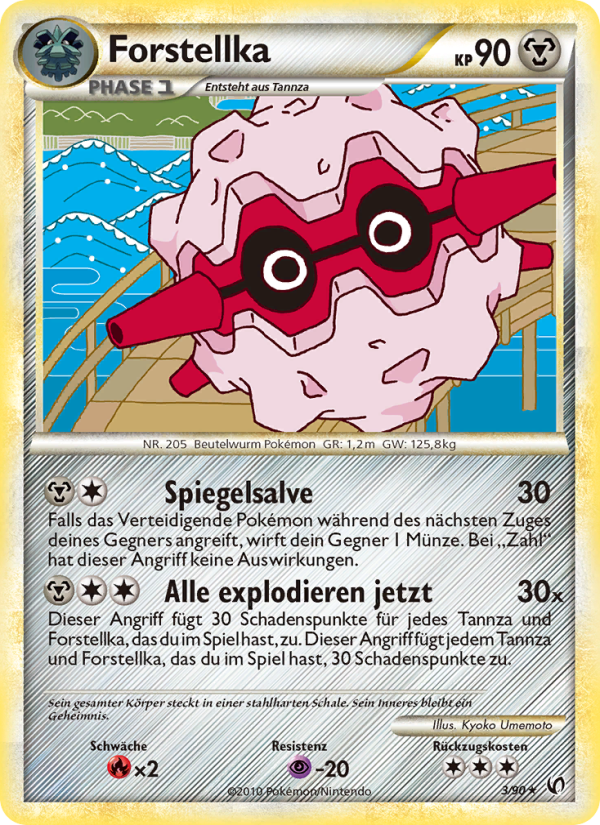 Forstellka 3 — Unerschrocken (German Pokémon TCG card)