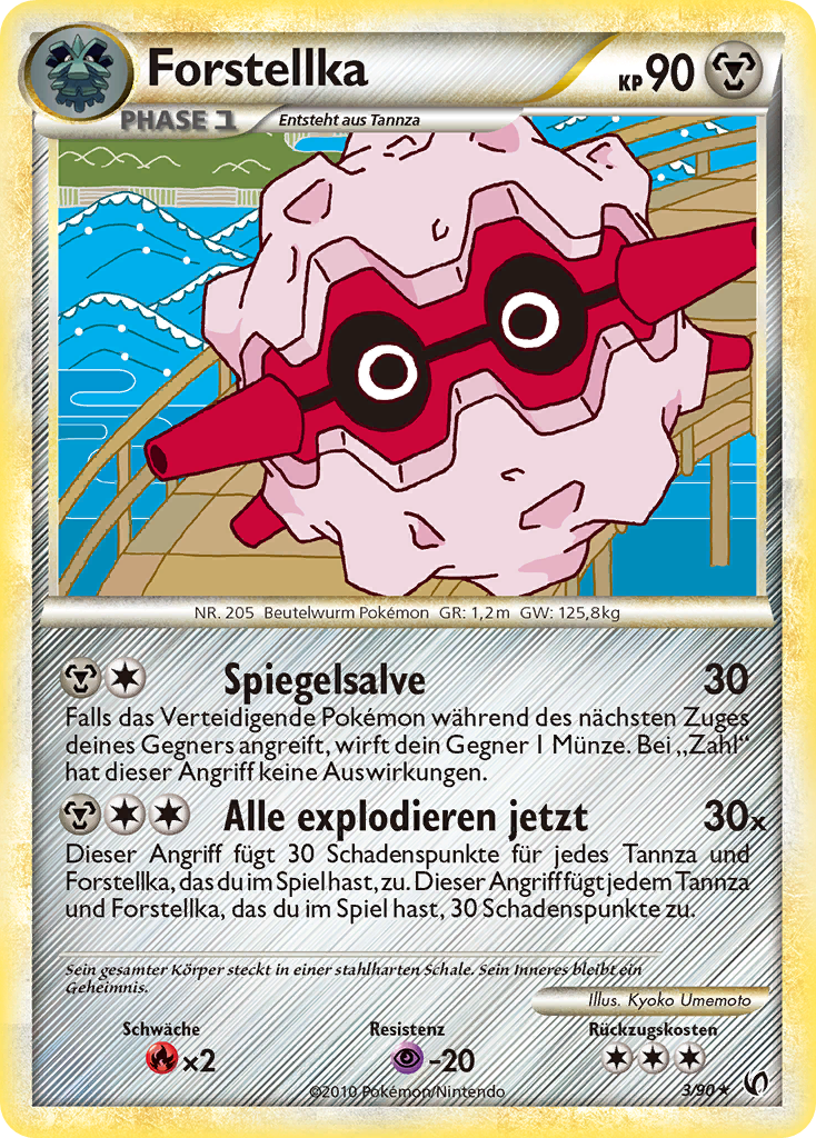 Forstellka 3 — Unerschrocken (German Pokémon TCG card)