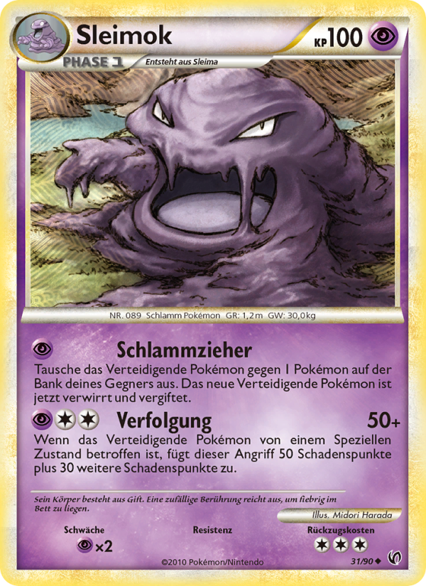 Sleimok 31 — Unerschrocken (German Pokémon TCG card)
