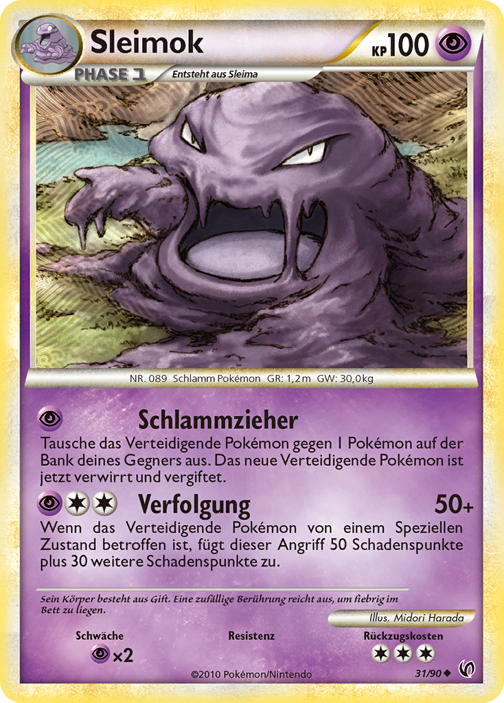 Sleimok 31 — Unerschrocken (German Pokémon TCG card)