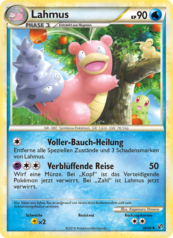 Lahmus 38 — Unerschrocken (German Pokémon TCG card)