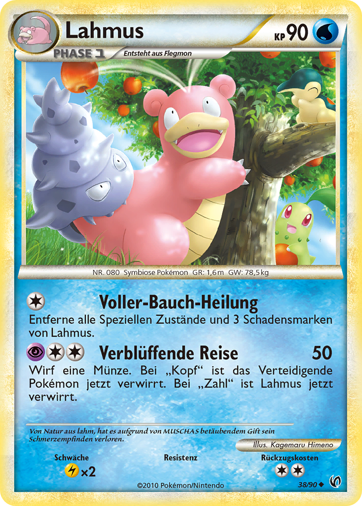 Lahmus 38 — Unerschrocken (German Pokémon TCG card)