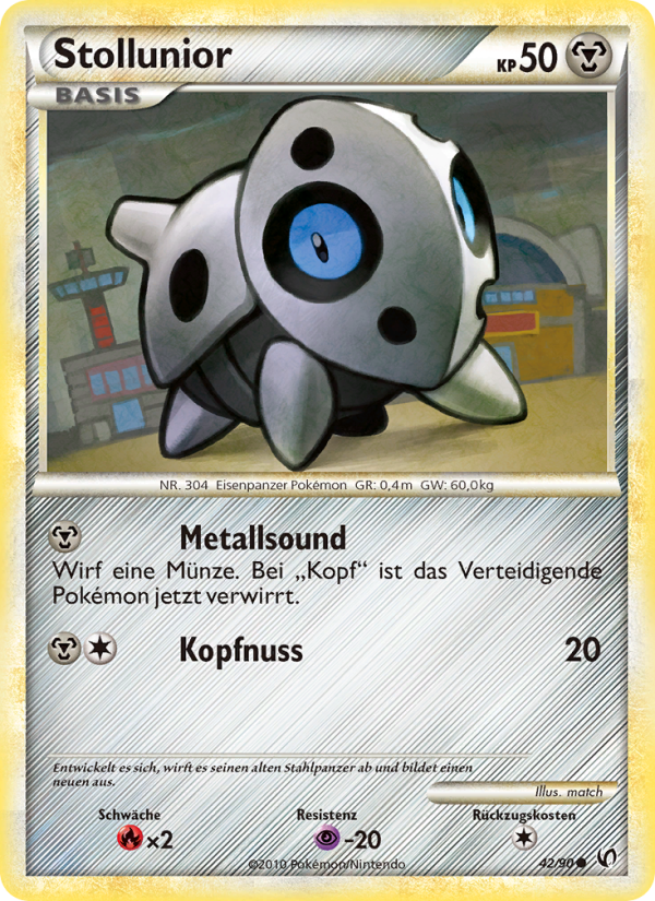 Stollunior 42 — Unerschrocken (German Pokémon TCG card)