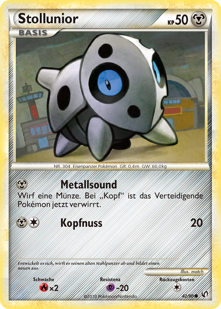 Stollunior 42 — Unerschrocken (German Pokémon TCG card)